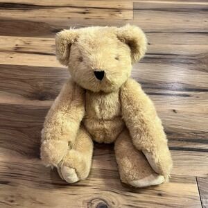 The Vermont Teddy Bear Company Plush Jointed Stuffed Bear 16 In Made In The USA